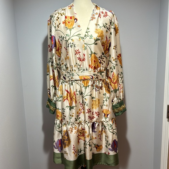 Anne Klein floral print fit & flare dress - Picture 9 of 10